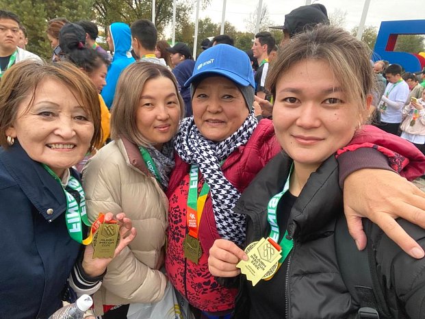 KRSU teacher won the marathon «Healthy nation – prosperous country»